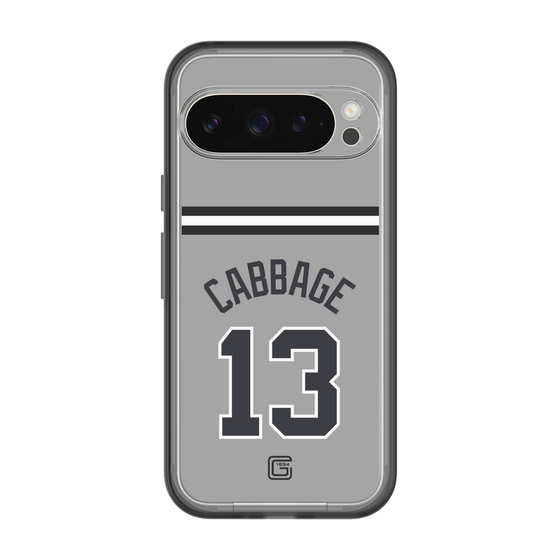 スリムプロテクションプレミアムケース［ 読売ジャイアンツ - #13 CABBAGE - ビジター ］