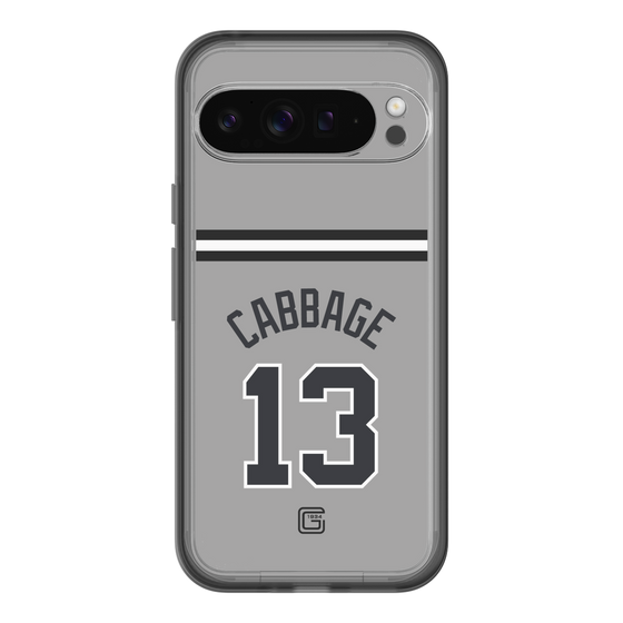 スリムプロテクションプレミアムケース［ 読売ジャイアンツ - #13 CABBAGE - ビジター ］