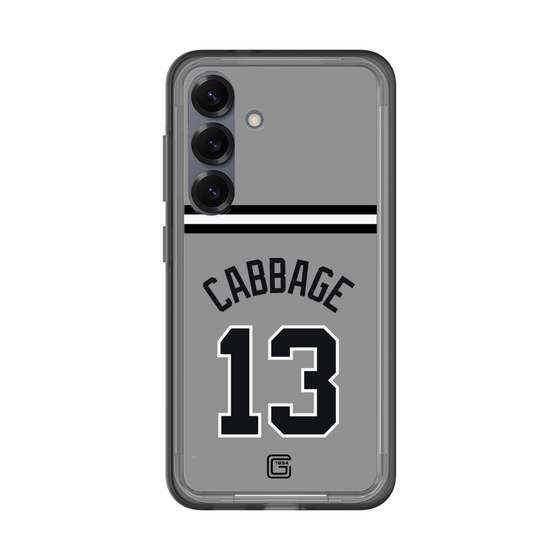 スリムプロテクションプレミアムケース［ 読売ジャイアンツ - #13 CABBAGE - ビジター ］
