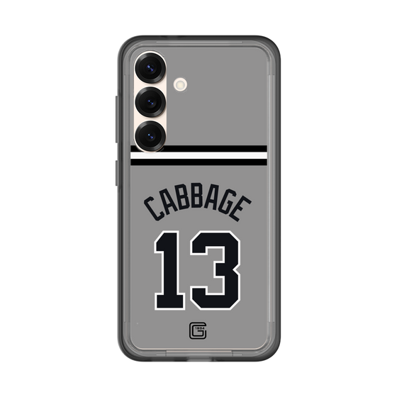 スリムプロテクションプレミアムケース［ 読売ジャイアンツ - #13 CABBAGE - ビジター ］