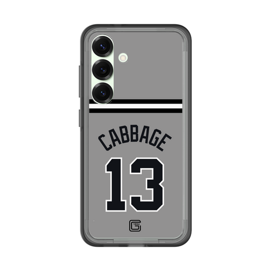スリムプロテクションプレミアムケース［ 読売ジャイアンツ - #13 CABBAGE - ビジター ］