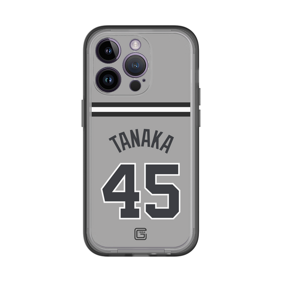スリムプロテクションプレミアムケース［ 読売ジャイアンツ - #45 TANAKA - ビジター ］