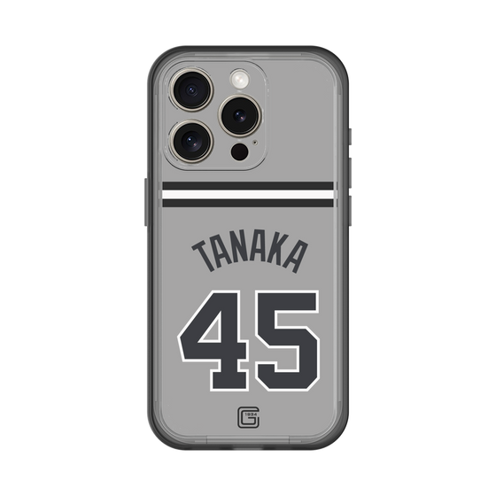 スリムプロテクションプレミアムケース［ 読売ジャイアンツ - #45 TANAKA - ビジター ］