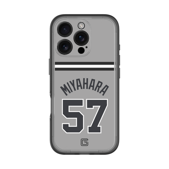 スリムプロテクションプレミアムケース［ 読売ジャイアンツ - #57 MIYAHARA - ビジター ］