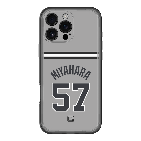 スリムプロテクションプレミアムケース［ 読売ジャイアンツ - #57 MIYAHARA - ビジター ］