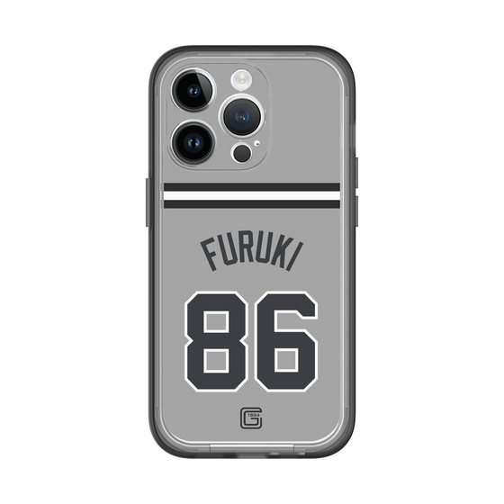 スリムプロテクションプレミアムケース［ 読売ジャイアンツ - #86 FURUKI - ビジター ］