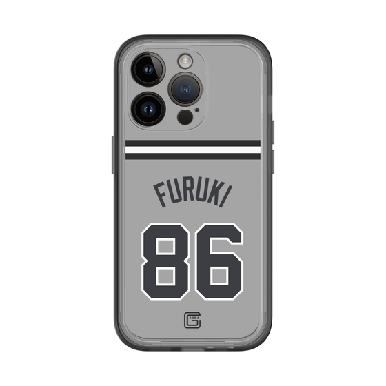 スリムプロテクションプレミアムケース［ 読売ジャイアンツ - #86 FURUKI - ビジター ］