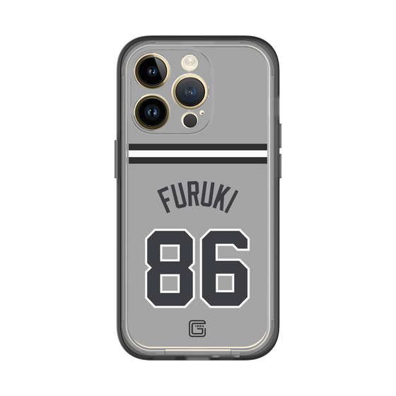 スリムプロテクションプレミアムケース［ 読売ジャイアンツ - #86 FURUKI - ビジター ］