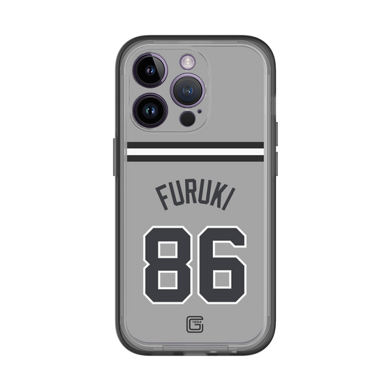 スリムプロテクションプレミアムケース［ 読売ジャイアンツ - #86 FURUKI - ビジター ］