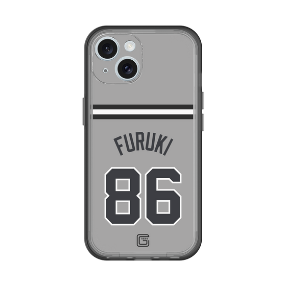 スリムプロテクションプレミアムケース［ 読売ジャイアンツ - #86 FURUKI - ビジター ］