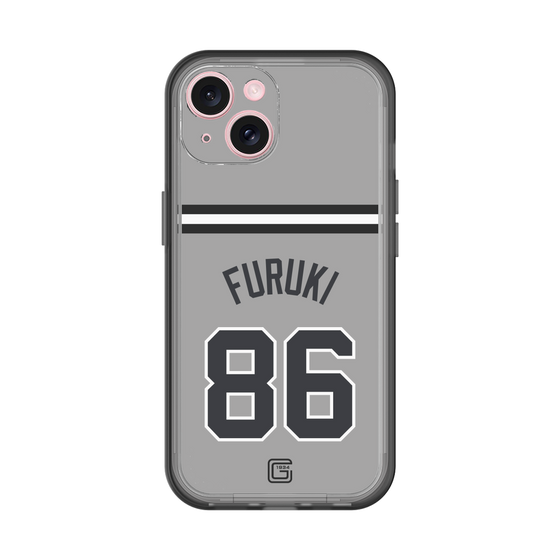 スリムプロテクションプレミアムケース［ 読売ジャイアンツ - #86 FURUKI - ビジター ］
