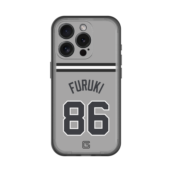 スリムプロテクションプレミアムケース［ 読売ジャイアンツ - #86 FURUKI - ビジター ］