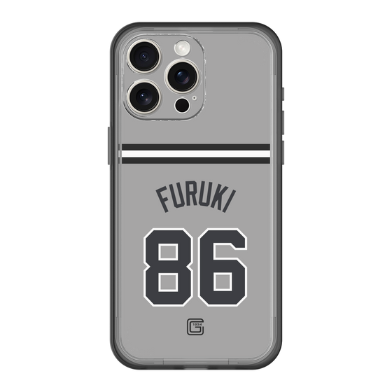 スリムプロテクションプレミアムケース［ 読売ジャイアンツ - #86 FURUKI - ビジター ］