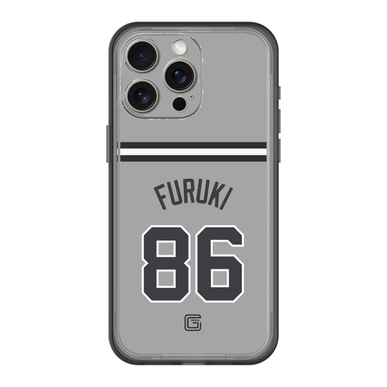 スリムプロテクションプレミアムケース［ 読売ジャイアンツ - #86 FURUKI - ビジター ］