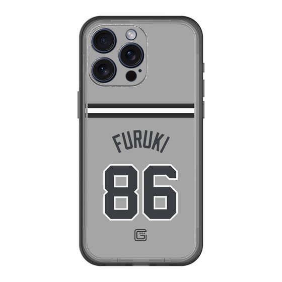 スリムプロテクションプレミアムケース［ 読売ジャイアンツ - #86 FURUKI - ビジター ］