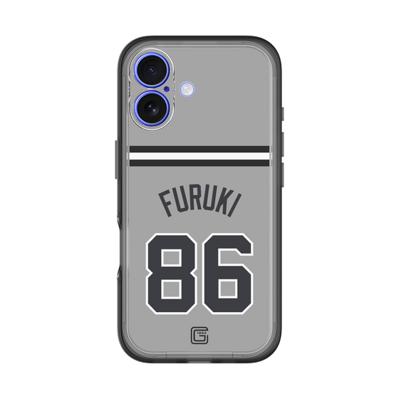 スリムプロテクションプレミアムケース［ 読売ジャイアンツ - #86 FURUKI - ビジター ］