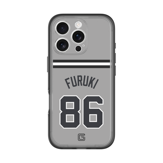 スリムプロテクションプレミアムケース［ 読売ジャイアンツ - #86 FURUKI - ビジター ］