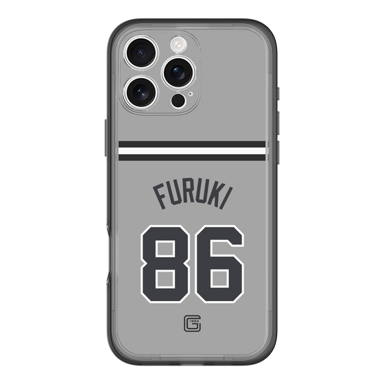 スリムプロテクションプレミアムケース［ 読売ジャイアンツ - #86 FURUKI - ビジター ］
