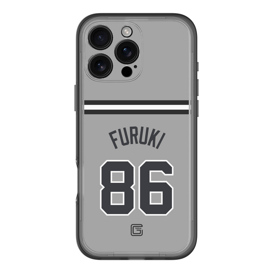 スリムプロテクションプレミアムケース［ 読売ジャイアンツ - #86 FURUKI - ビジター ］
