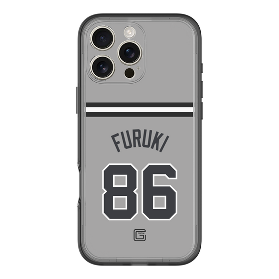 スリムプロテクションプレミアムケース［ 読売ジャイアンツ - #86 FURUKI - ビジター ］
