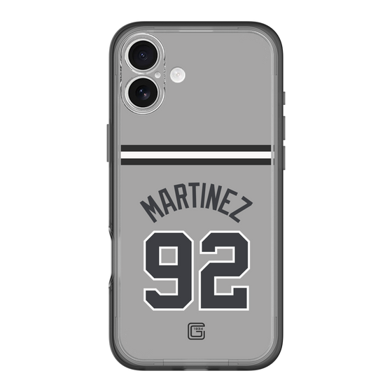 スリムプロテクションプレミアムケース［ 読売ジャイアンツ - #92 MARTINEZ - ビジター ］