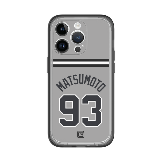 スリムプロテクションプレミアムケース［ 読売ジャイアンツ - #93 MATSUMOTO - ビジター ］