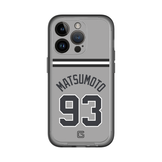 スリムプロテクションプレミアムケース［ 読売ジャイアンツ - #93 MATSUMOTO - ビジター ］
