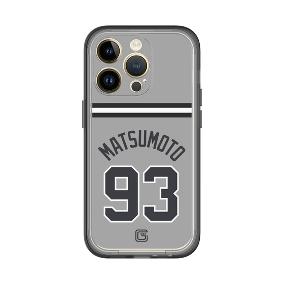 スリムプロテクションプレミアムケース［ 読売ジャイアンツ - #93 MATSUMOTO - ビジター ］