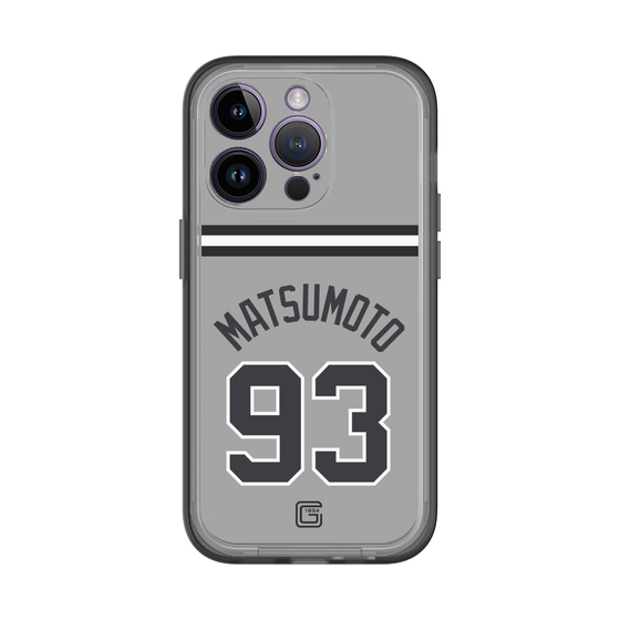 スリムプロテクションプレミアムケース［ 読売ジャイアンツ - #93 MATSUMOTO - ビジター ］