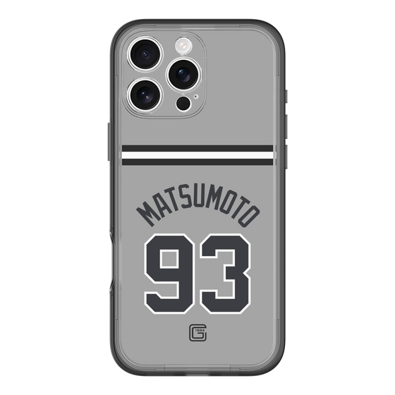 スリムプロテクションプレミアムケース［ 読売ジャイアンツ - #93 MATSUMOTO - ビジター ］
