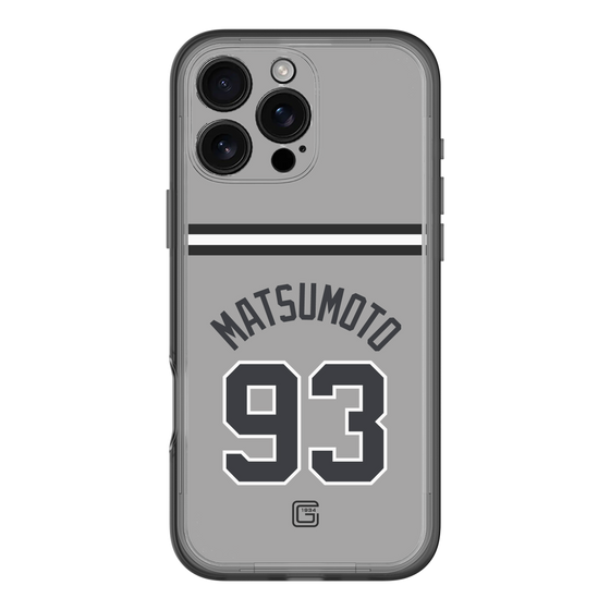 スリムプロテクションプレミアムケース［ 読売ジャイアンツ - #93 MATSUMOTO - ビジター ］