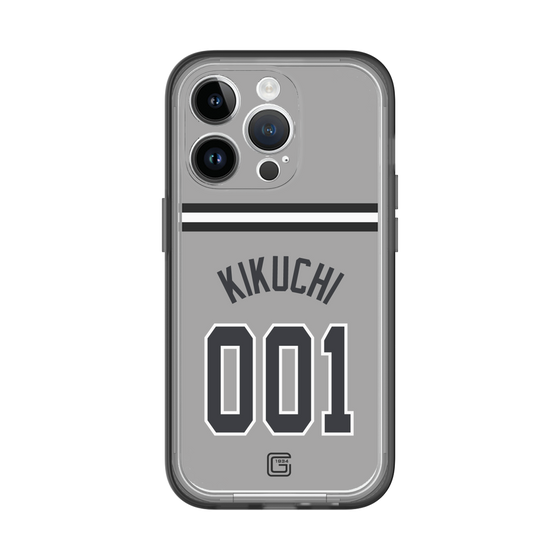 スリムプロテクションプレミアムケース［ 読売ジャイアンツ - #001 KIKUCHI - ビジター ］