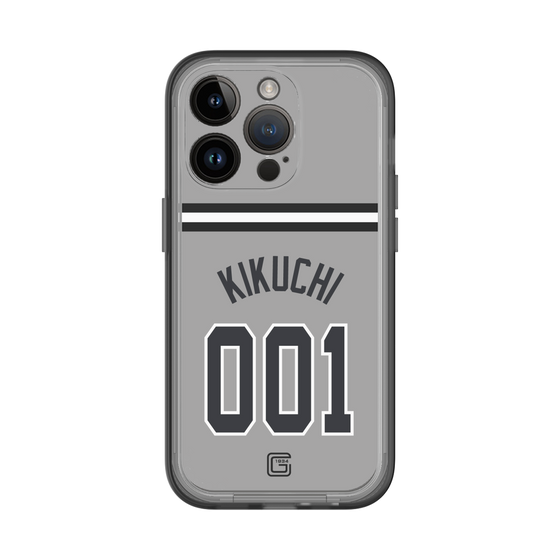 スリムプロテクションプレミアムケース［ 読売ジャイアンツ - #001 KIKUCHI - ビジター ］