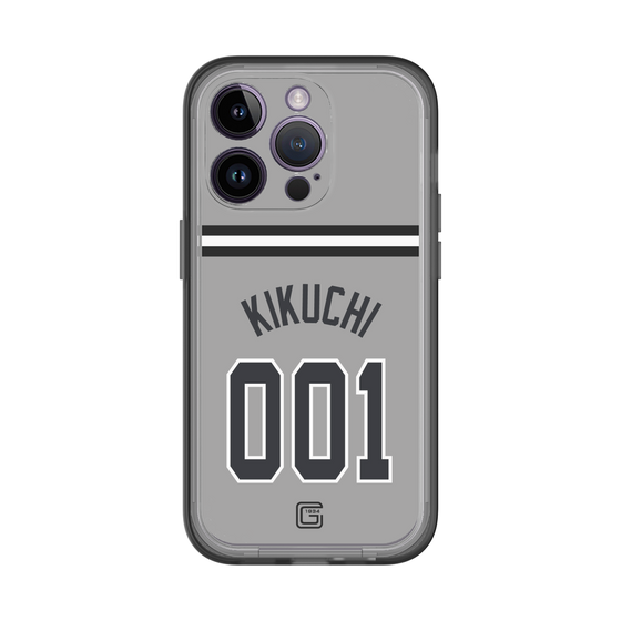 スリムプロテクションプレミアムケース［ 読売ジャイアンツ - #001 KIKUCHI - ビジター ］