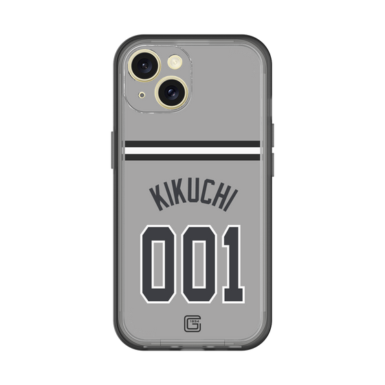 スリムプロテクションプレミアムケース［ 読売ジャイアンツ - #001 KIKUCHI - ビジター ］