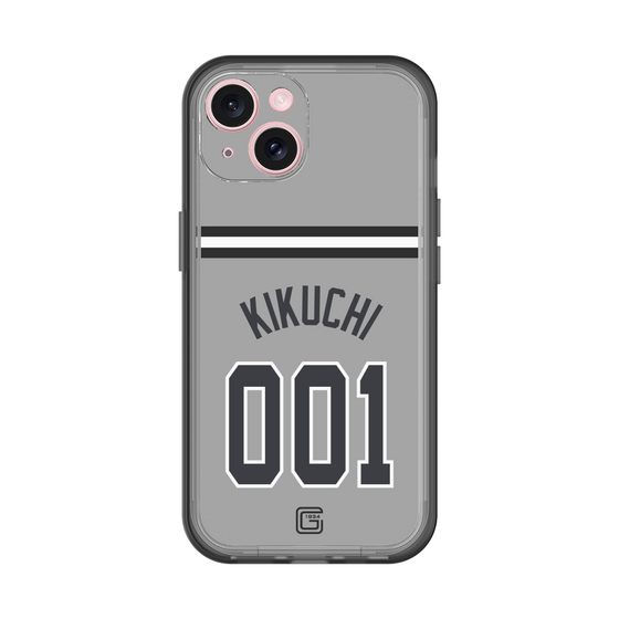 スリムプロテクションプレミアムケース［ 読売ジャイアンツ - #001 KIKUCHI - ビジター ］