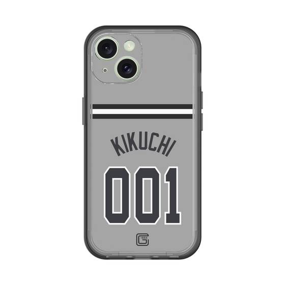 スリムプロテクションプレミアムケース［ 読売ジャイアンツ - #001 KIKUCHI - ビジター ］