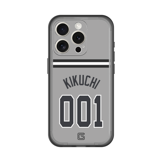 スリムプロテクションプレミアムケース［ 読売ジャイアンツ - #001 KIKUCHI - ビジター ］
