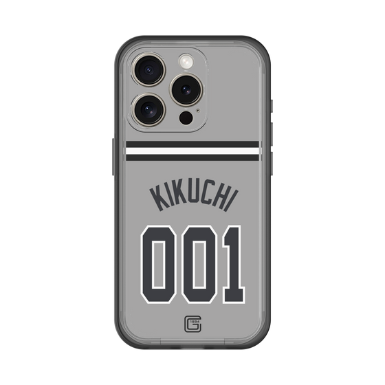 スリムプロテクションプレミアムケース［ 読売ジャイアンツ - #001 KIKUCHI - ビジター ］