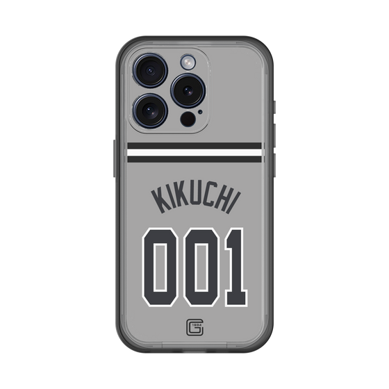 スリムプロテクションプレミアムケース［ 読売ジャイアンツ - #001 KIKUCHI - ビジター ］