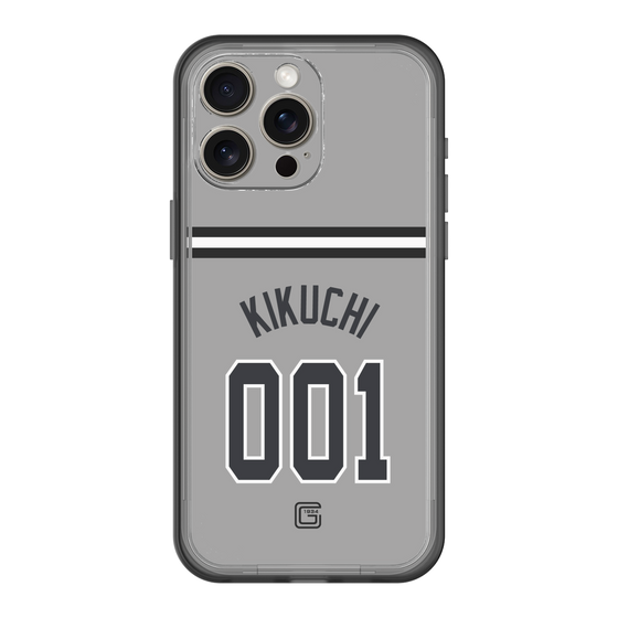 スリムプロテクションプレミアムケース［ 読売ジャイアンツ - #001 KIKUCHI - ビジター ］