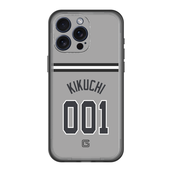 スリムプロテクションプレミアムケース［ 読売ジャイアンツ - #001 KIKUCHI - ビジター ］