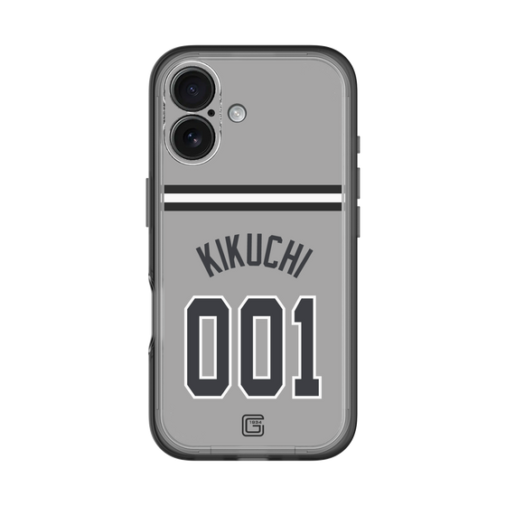 スリムプロテクションプレミアムケース［ 読売ジャイアンツ - #001 KIKUCHI - ビジター ］