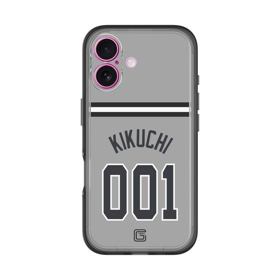スリムプロテクションプレミアムケース［ 読売ジャイアンツ - #001 KIKUCHI - ビジター ］