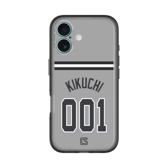 スリムプロテクションプレミアムケース［ 読売ジャイアンツ - #001 KIKUCHI - ビジター ］