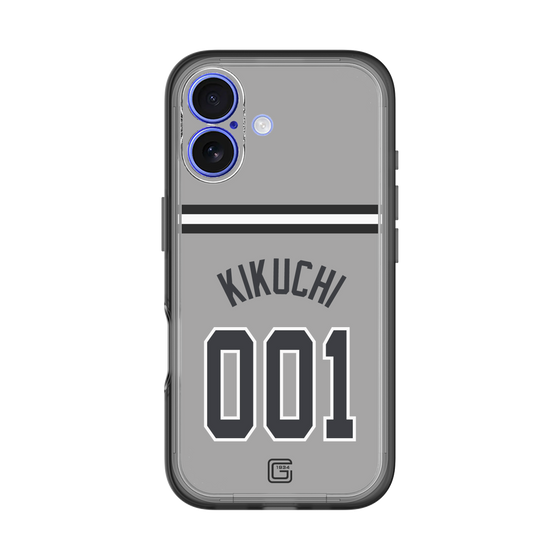 スリムプロテクションプレミアムケース［ 読売ジャイアンツ - #001 KIKUCHI - ビジター ］