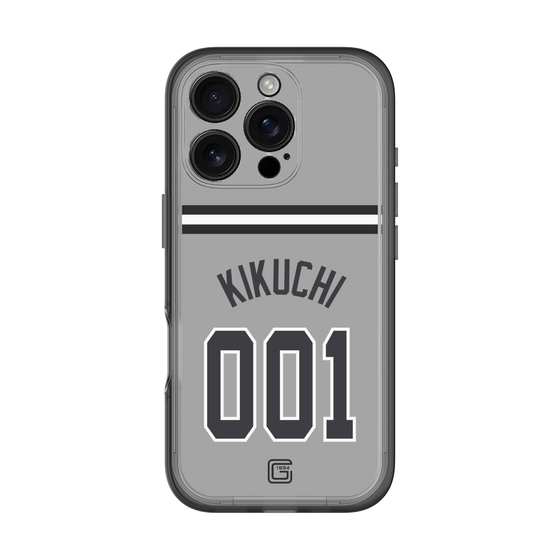スリムプロテクションプレミアムケース［ 読売ジャイアンツ - #001 KIKUCHI - ビジター ］