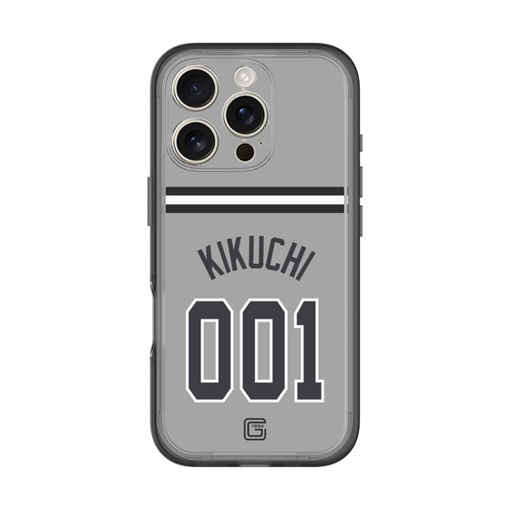 スリムプロテクションプレミアムケース［ 読売ジャイアンツ - #001 KIKUCHI - ビジター ］
