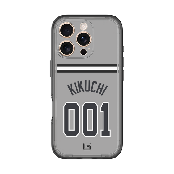 スリムプロテクションプレミアムケース［ 読売ジャイアンツ - #001 KIKUCHI - ビジター ］
