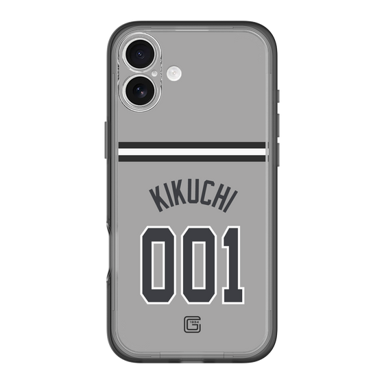 スリムプロテクションプレミアムケース［ 読売ジャイアンツ - #001 KIKUCHI - ビジター ］
